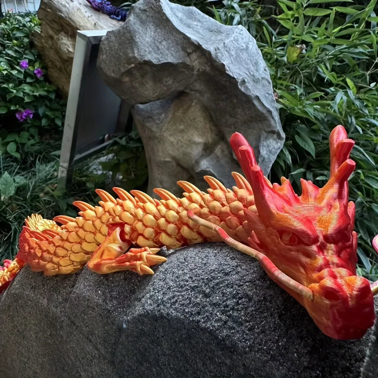 3D Printing Pot - 90cm 3D Printed Chinese Loong Figurine