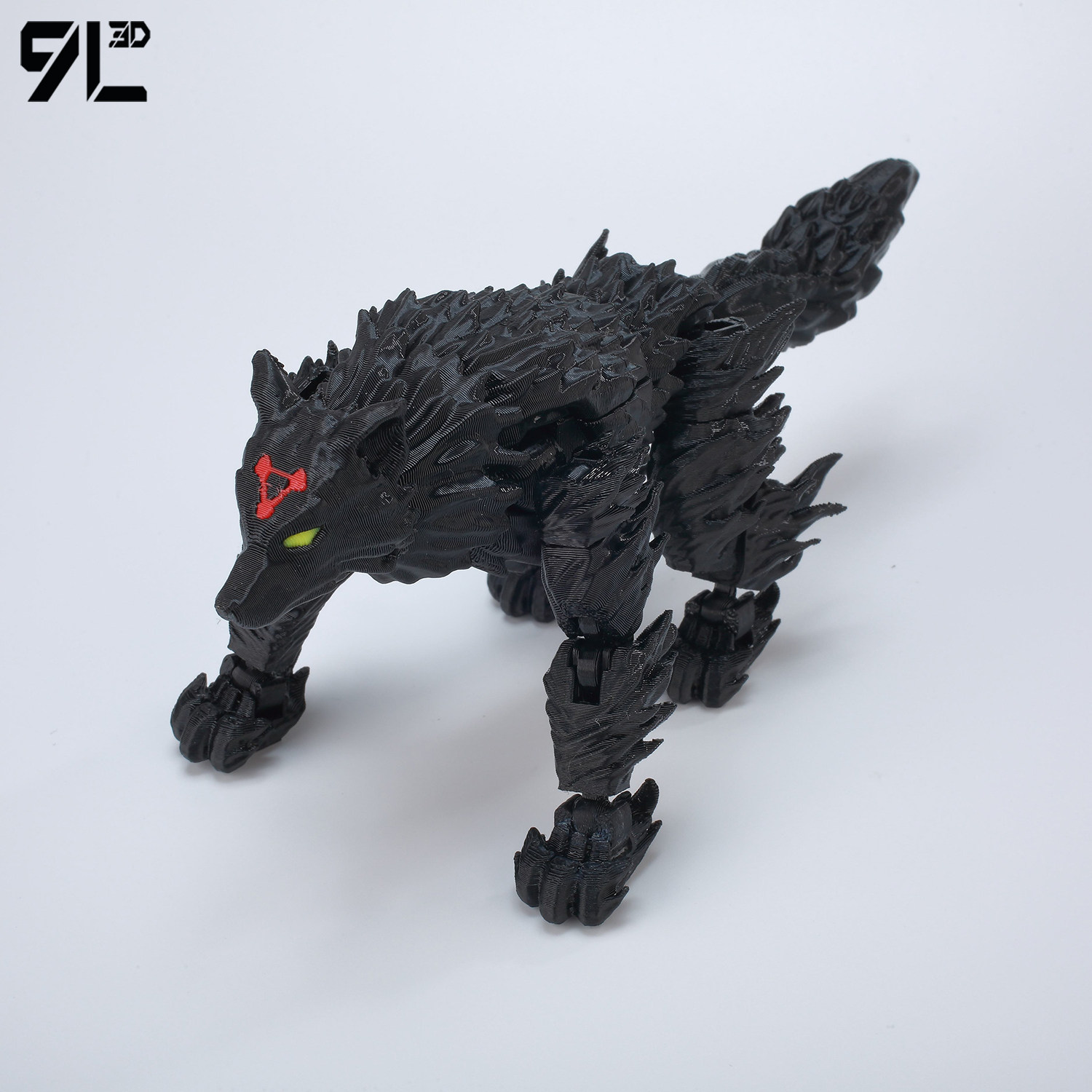 3D Printing Plastic - 9L3D Lucky13 Dummy13 Form Action Figure