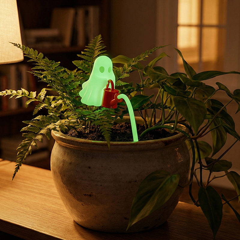 3D Printing Pot - Glow-in-the-Dark Ghost Plant Decor,3D Printed Spooky