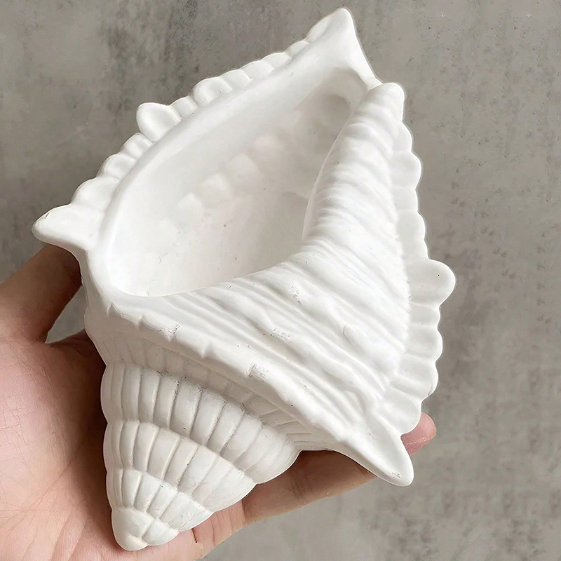3D Printing Pot - DIY 3D Conch Shaped Silicone Candle