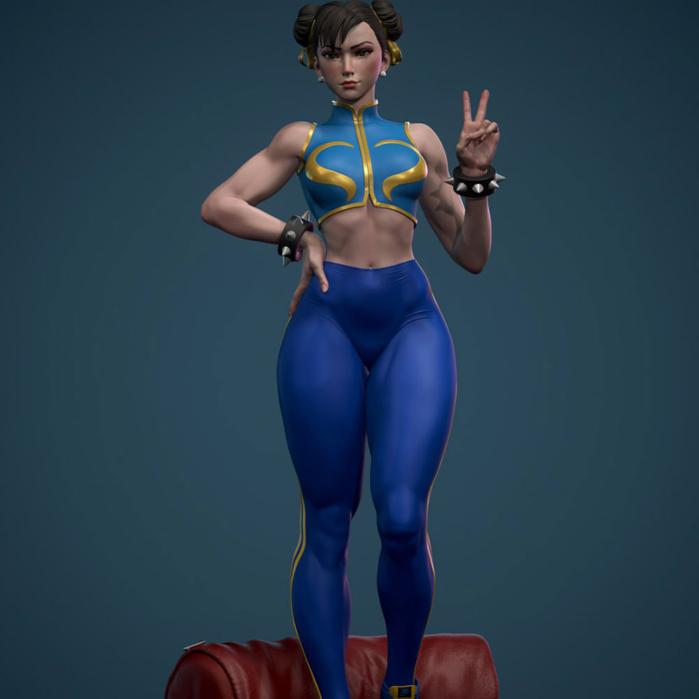 3D Printing Nyc - 75mm --250mm Sexy Girl Resin Model