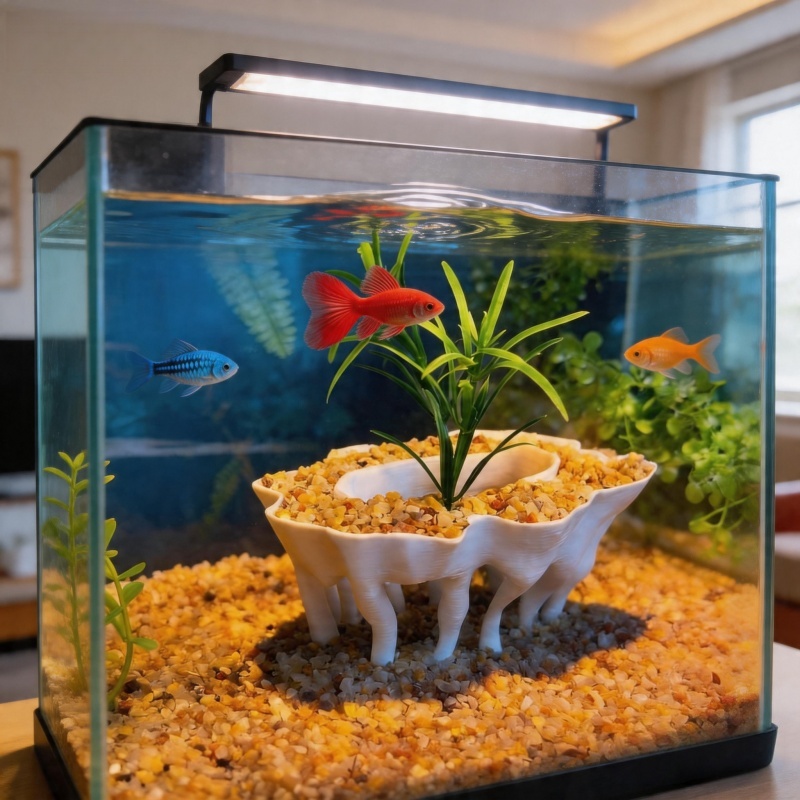 3D Printing Pot - 3D printed aquarium plants in the
