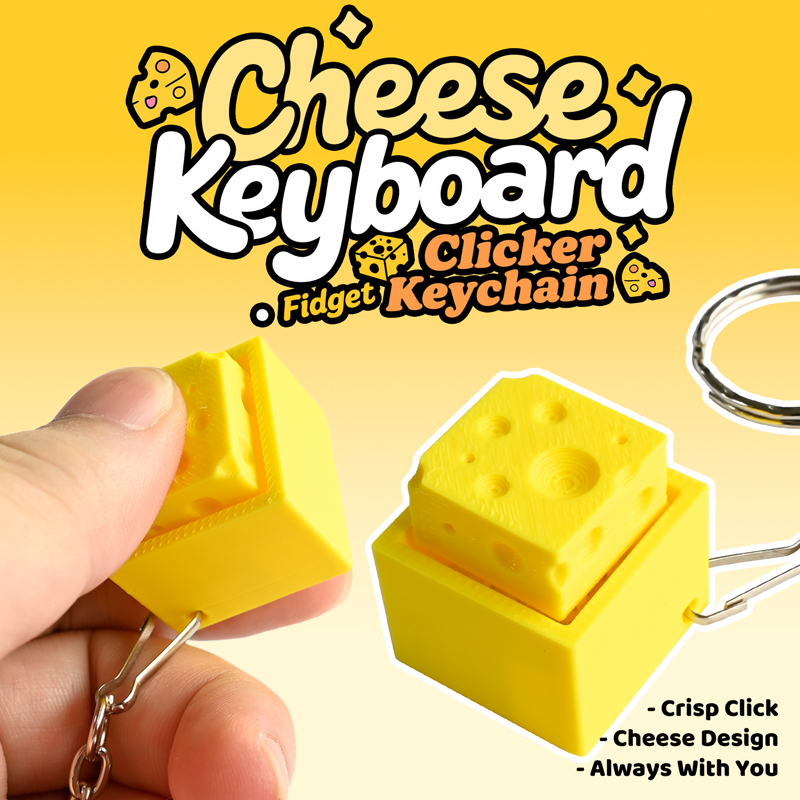 3D Printed Cheesy Key Fidget C - đánh giá và giá 3D Printing Plastic
