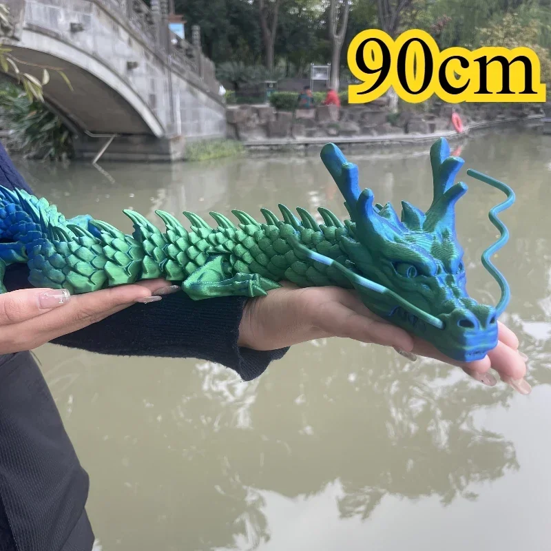 90cm 3D Printed Chinese Loong  - đánh giá và giá 3D Printing Pot