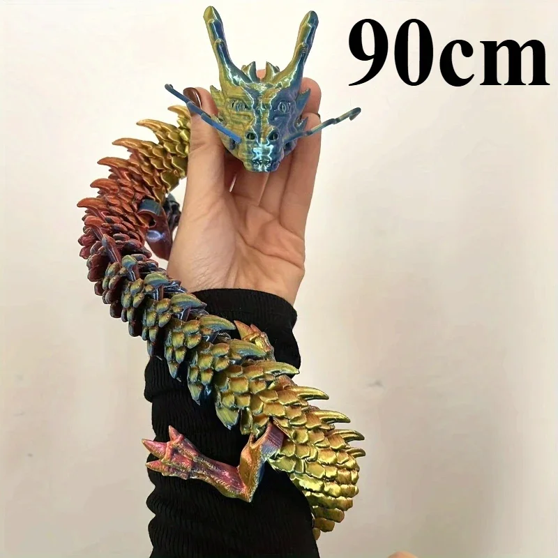 90cm 3D Printed Chinese Loong  - đánh giá và giá 3D Printing Pot