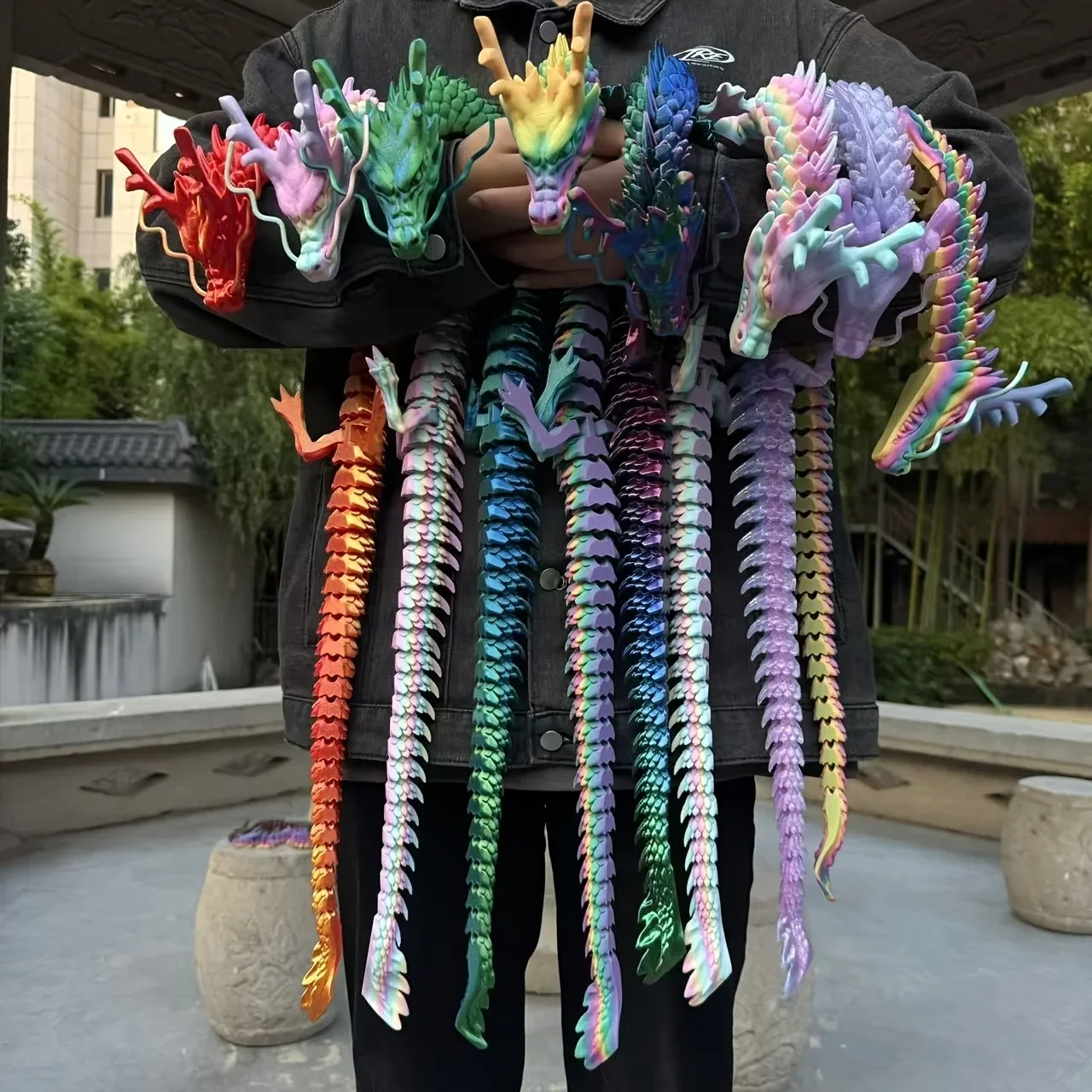 90cm 3D Printed Chinese Loong  - đánh giá và giá 3D Printing Pot