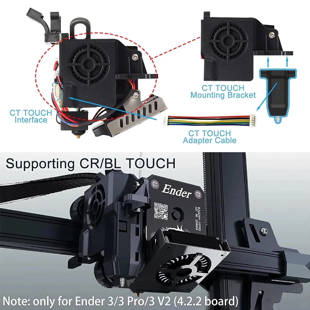 Creality CR Touch Cable for Au - đánh giá và giá Probe Bltouch Leveling