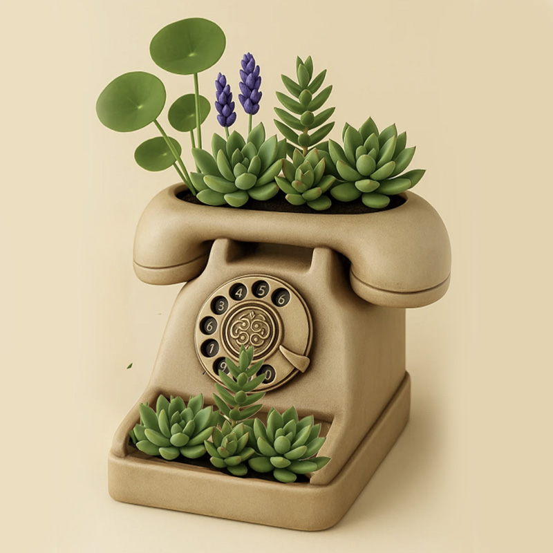 3D Vintage Rotary Telephone Su - đánh giá và giá 3D Printing Pot
