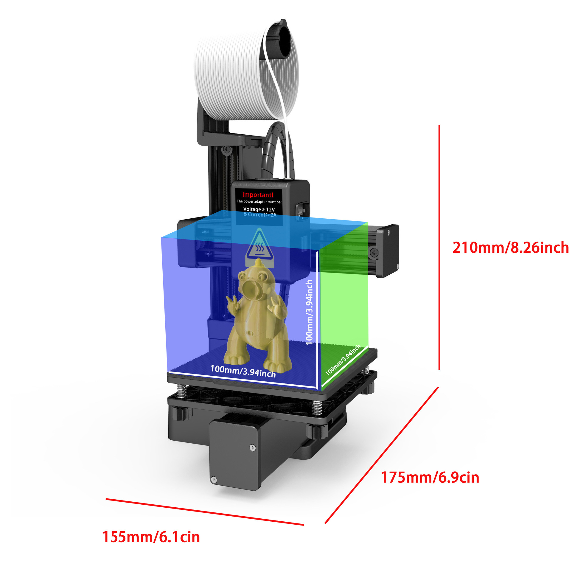 K10 Entry Level 3D Printer Min - đánh giá và giá 3D Printing Design Software