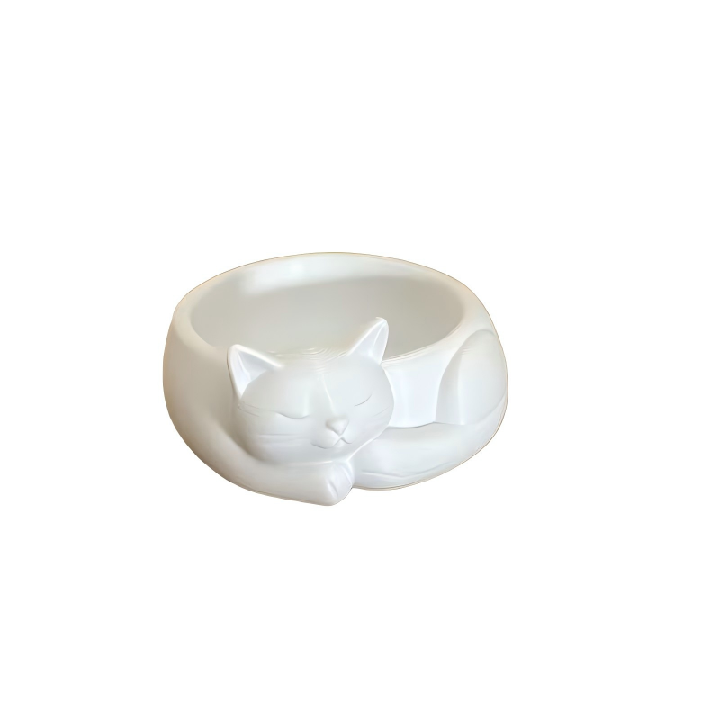 3D Printed Sleeping Cat Flower - đánh giá và giá 3D Printing Pot
