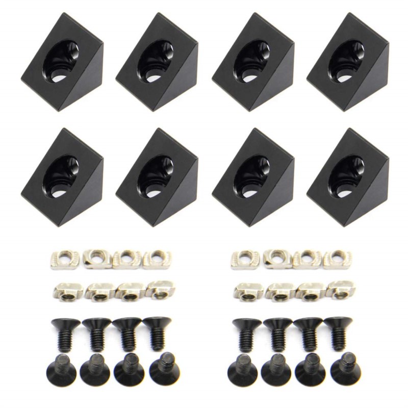 8pcs/pack 2020 Aluminum Block  - đánh giá và giá V Slot Aluminum Extrusion