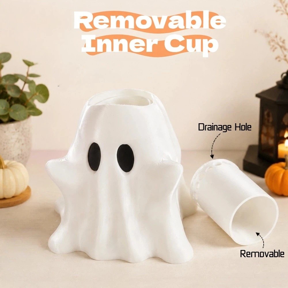 3D Printed White Ghost Vase Cr - đánh giá và giá 3D Printing Pot