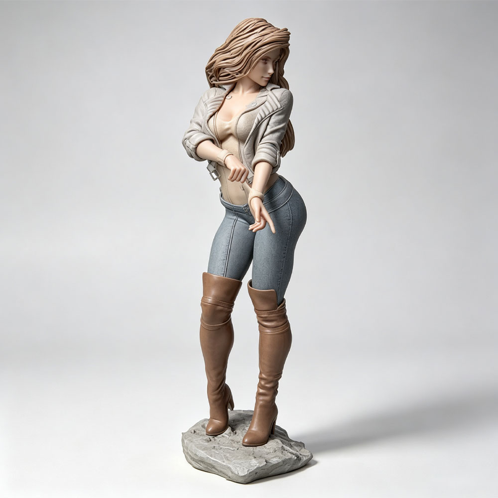 1/24 Realistic fashionable fem - đánh giá và giá 3D Printing Nyc