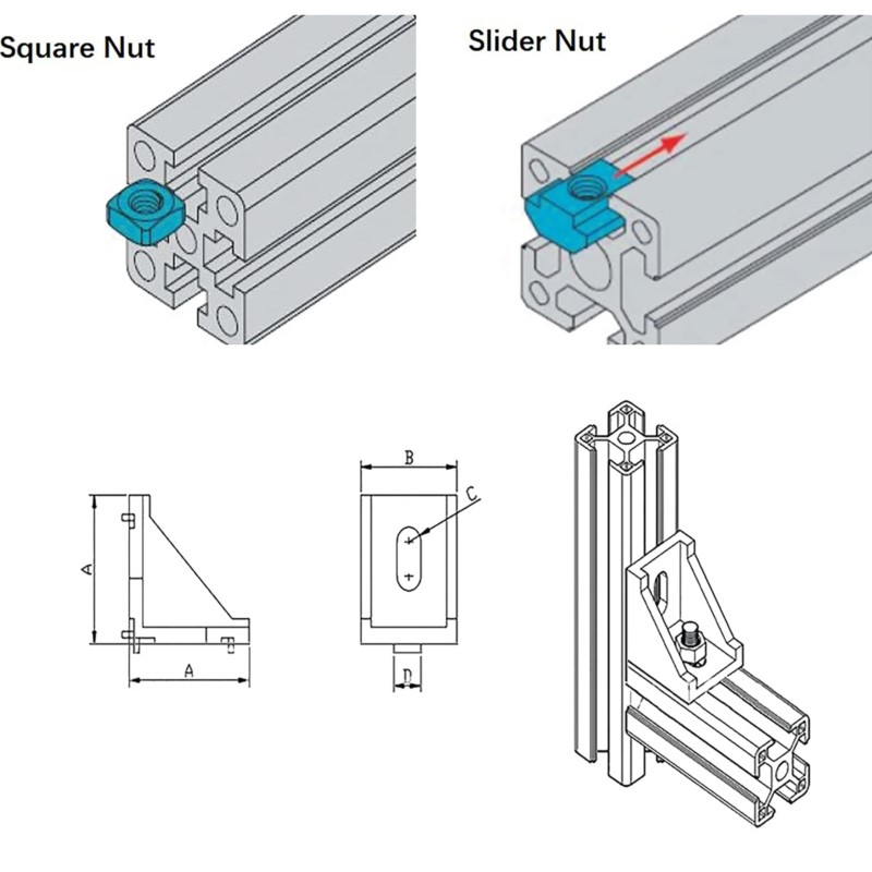 1 Cái Đen 2040 T-Khe Cắm Tiêu  - đánh giá và giá V Slot Aluminum Extrusion