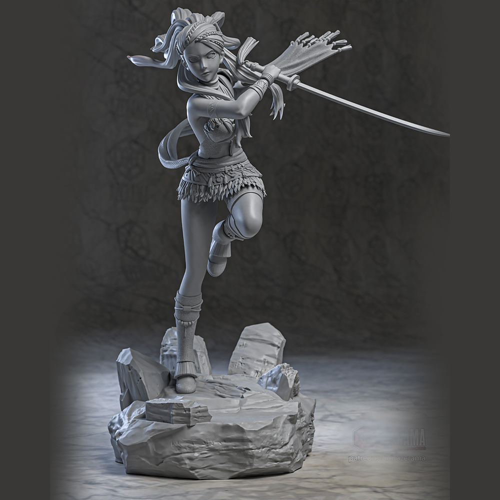 Sexy Girl Swordswoman 1/24 Sca - đánh giá và giá 3D Printing Rabbit